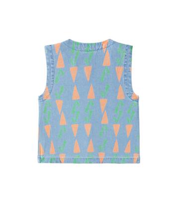 Carrot denim vest | Jellymallow