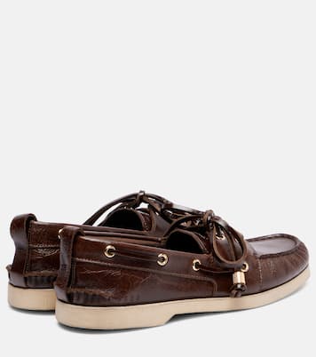 Leather boat shoes | Golden Goose