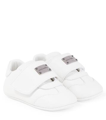 Baby logo leather sneakers  | Dolce&Gabbana Kids