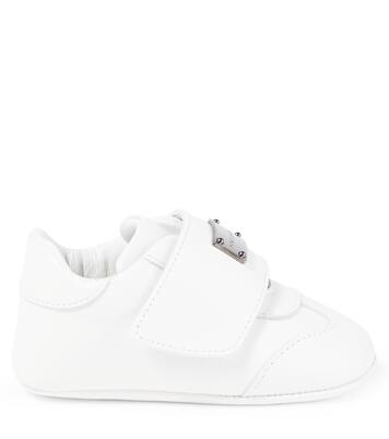 Baby logo leather sneakers  | Dolce&Gabbana Kids
