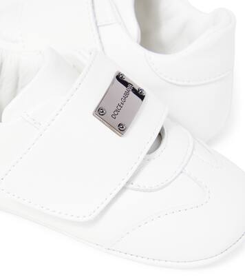 Baby logo leather sneakers  | Dolce&Gabbana Kids