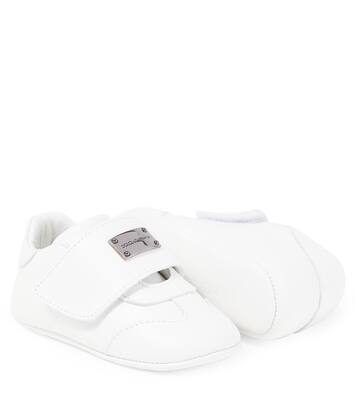 Baby logo leather sneakers  | Dolce&Gabbana Kids