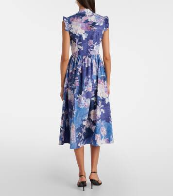 Bedrucktes Midikleid | Erdem