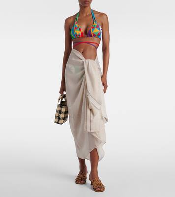 Anagram cotton beach cover-up | Loewe