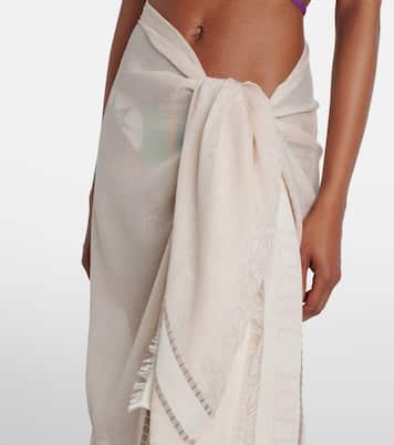 Anagram cotton beach cover-up | Loewe