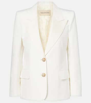 Blazer aus Baumwolle und Leinen | Valentino
