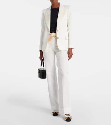 Blazer aus Baumwolle und Leinen | Valentino