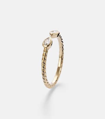 Ring Petite Modern Renaissance® aus 18kt Gelbgold mit Diamanten | David Yurman