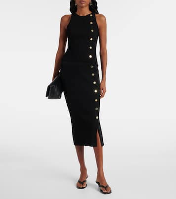 Nelson 임벨리시드 리브 니트 탑 | Veronica Beard