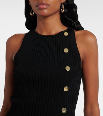 Nelson 임벨리시드 리브 니트 탑 | Veronica Beard