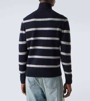 Wool and cashmere half-zip sweater | Allude