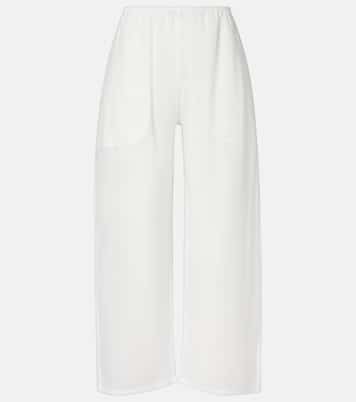 Pantalon ample raccourci Niko en ramie | Leset