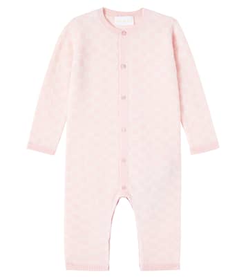 Baby GG wool jacquard onesie | Gucci Kids