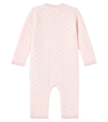 Baby GG wool jacquard onesie | Gucci Kids