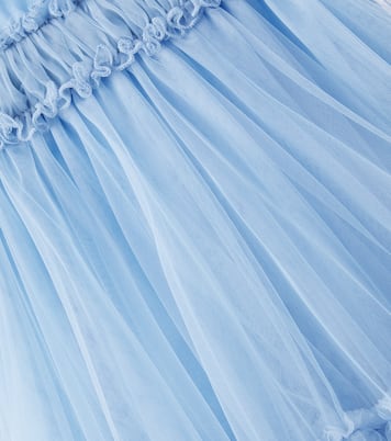 Abito in tulle con volant | Monnalisa