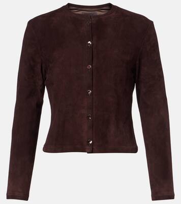 Cardigan Astrid aus Veloursleder | Stouls