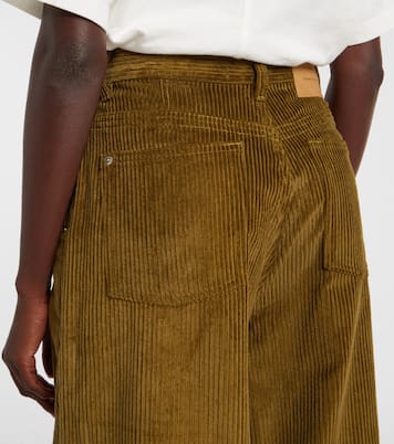 Weite Hose aus Baumwoll-Cord | Ami Paris