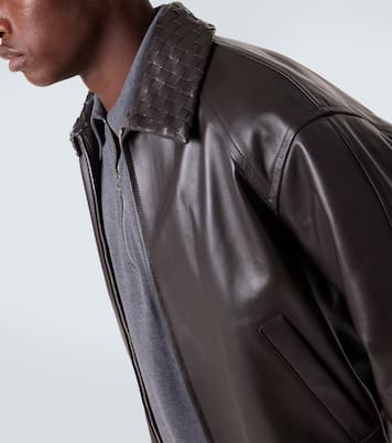 Intrecciato leather jacket | Bottega Veneta