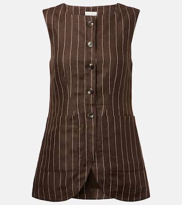 Weste Emma aus Leinen | Posse