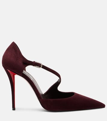 Miss Ziggyta 100 suede pumps | Christian Louboutin