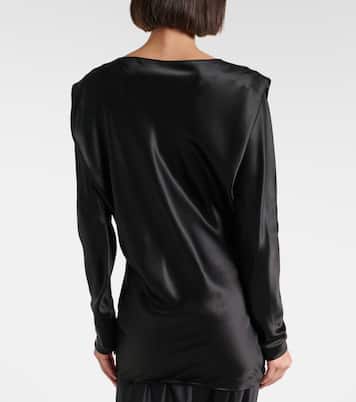 Top aus Seidensatin | Saint Laurent