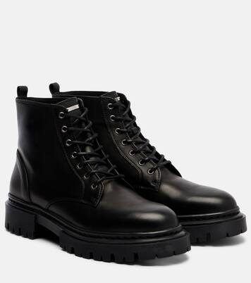 Henry leather combat boots | Staud