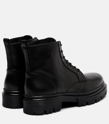 Henry leather combat boots | Staud