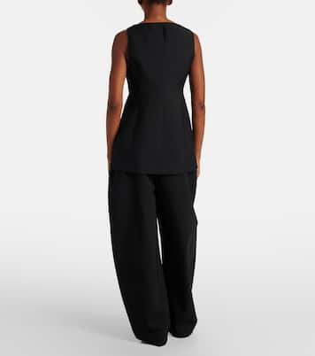 Wool and mohair crêpe vest | Róhe