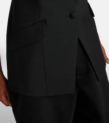 Wool and mohair crêpe vest | Róhe