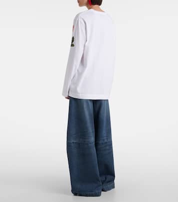 Bedrucktes Longlsleeve aus Baumwolle  | Simone Rocha