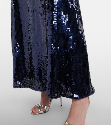 Robe mit Pailletten | Rotate