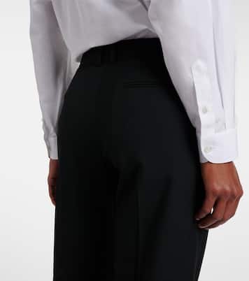 Hiram wool straight pants | The Row