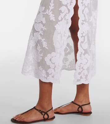 Bestickter Kaftan aus Baumwolle | Juliet Dunn