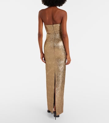 Bustier-Robe aus Lamé | Roland Mouret