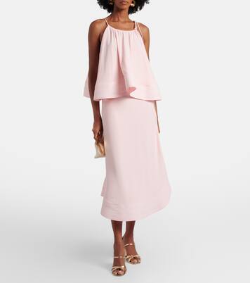 Slingback-Sandalen Elsy aus Metallic-Leder | Jimmy Choo