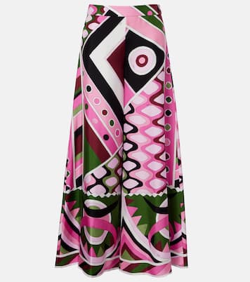 Pantalon ample Vivara en satin de soie | Pucci