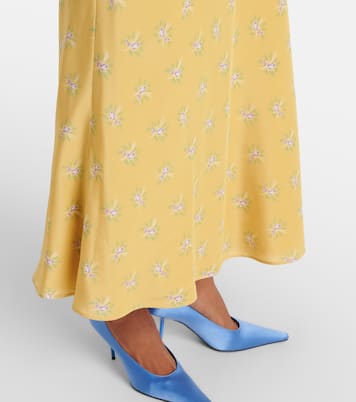 Midikleid aus Seide | Alessandra Rich