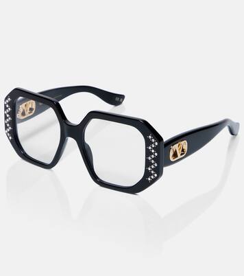 Vain Bold VLogo oversized glasses | Valentino