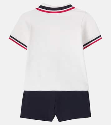 Bébé – Ensemble polo et short en coton mélangé | Moncler Enfant