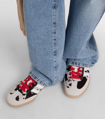 Cow-print calf hair sneakers | Adidas