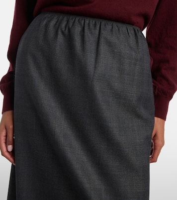 Bleistiftrock aus Wolle  | Prada