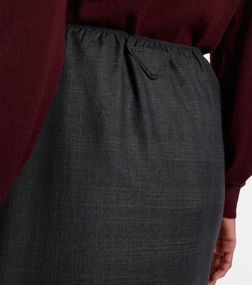 Bleistiftrock aus Wolle  | Prada