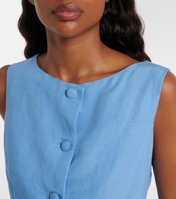 Chaleco Lucca en mezcla de lino | Rixo