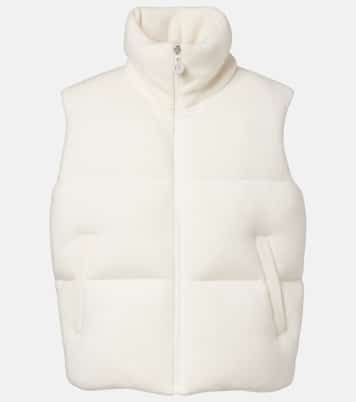 Piumino senza maniche in lana e cashmere | Perfect Moment