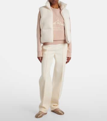 Piumino senza maniche in lana e cashmere | Perfect Moment