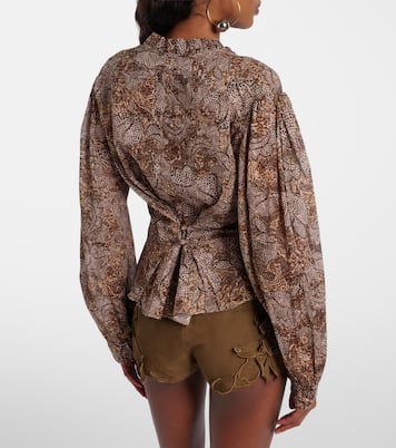 Celeny printed cotton voile blouse | Isabel Marant