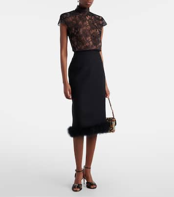 Cotton-blend top | Valentino