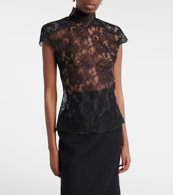 Cotton-blend top | Valentino