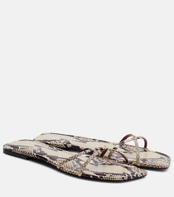 Sandalen Biarritz aus Leder | Paris Texas