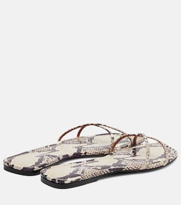 Sandalen Biarritz aus Leder | Paris Texas